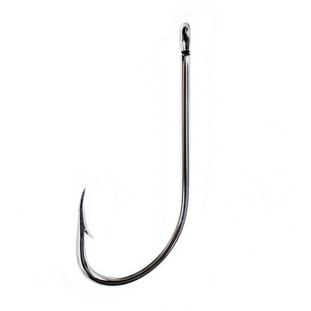 Eagle Claw Plain Shank Hook, Nickel, Size 5/0, 40 Pack
