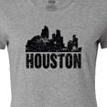 thumbnail image 4 of Inktastic Houston Skyline Grunge Women's T-Shirt, 4 of 5