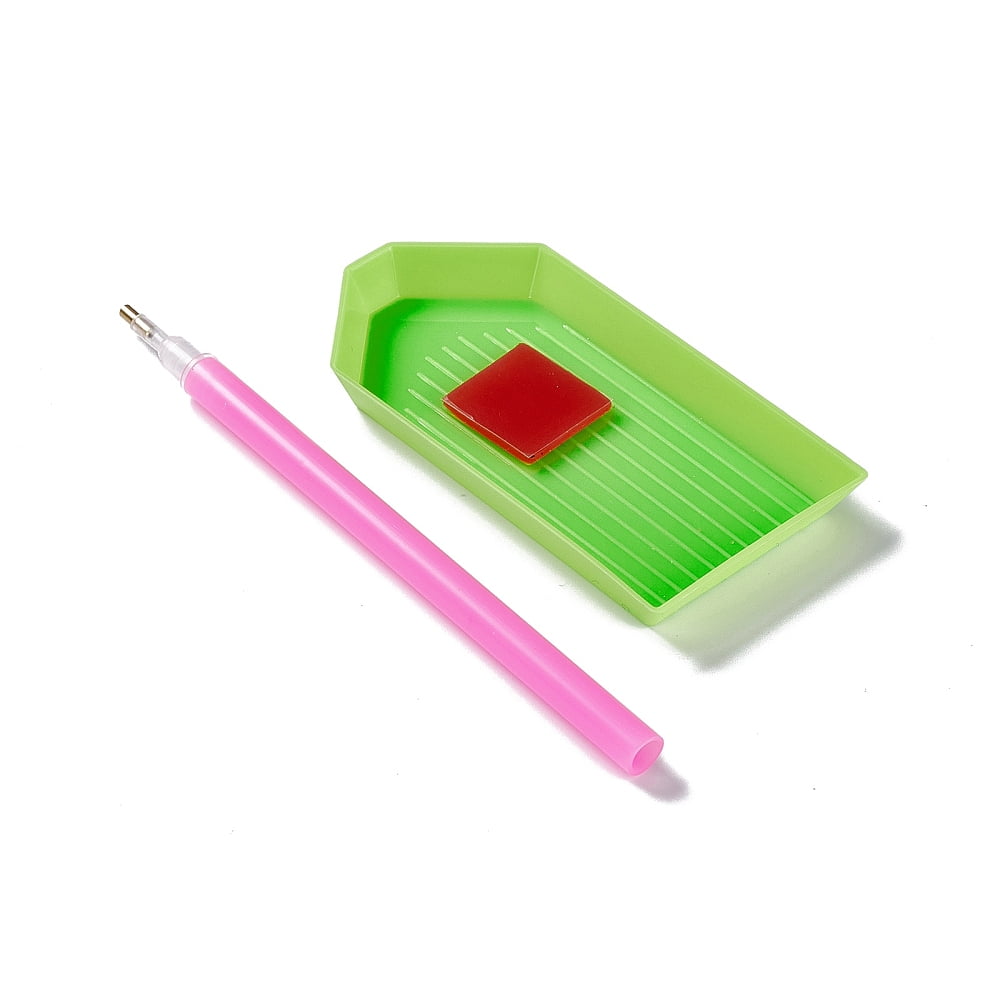 DIY Mother's Day Theme Full Drill Diamond Painting Canvas Kits with Resin Rhinestones Diamond Sticky Pen Plastic Tray Plate and Glue Clay