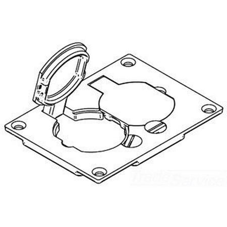 UPC 786564017769 product image for Wiremold 828R-TCAL Walker Floor Box Cover Plate Brushed Aluminum, Single Gang, | upcitemdb.com
