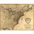 thumbnail image 2 of Map Showing The Newly Independent United States In 1784 Following The 1783 Treaty Of Paris. Us Territory Extended To The, 2 of 2