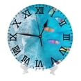 thumbnail image 2 of PAYOHTO 10''Wall Clock Boat and Surf, Frameless Battery Operated Silent Non-Ticking Electronic Clock for Office Living Room Bedroom, 2 of 8