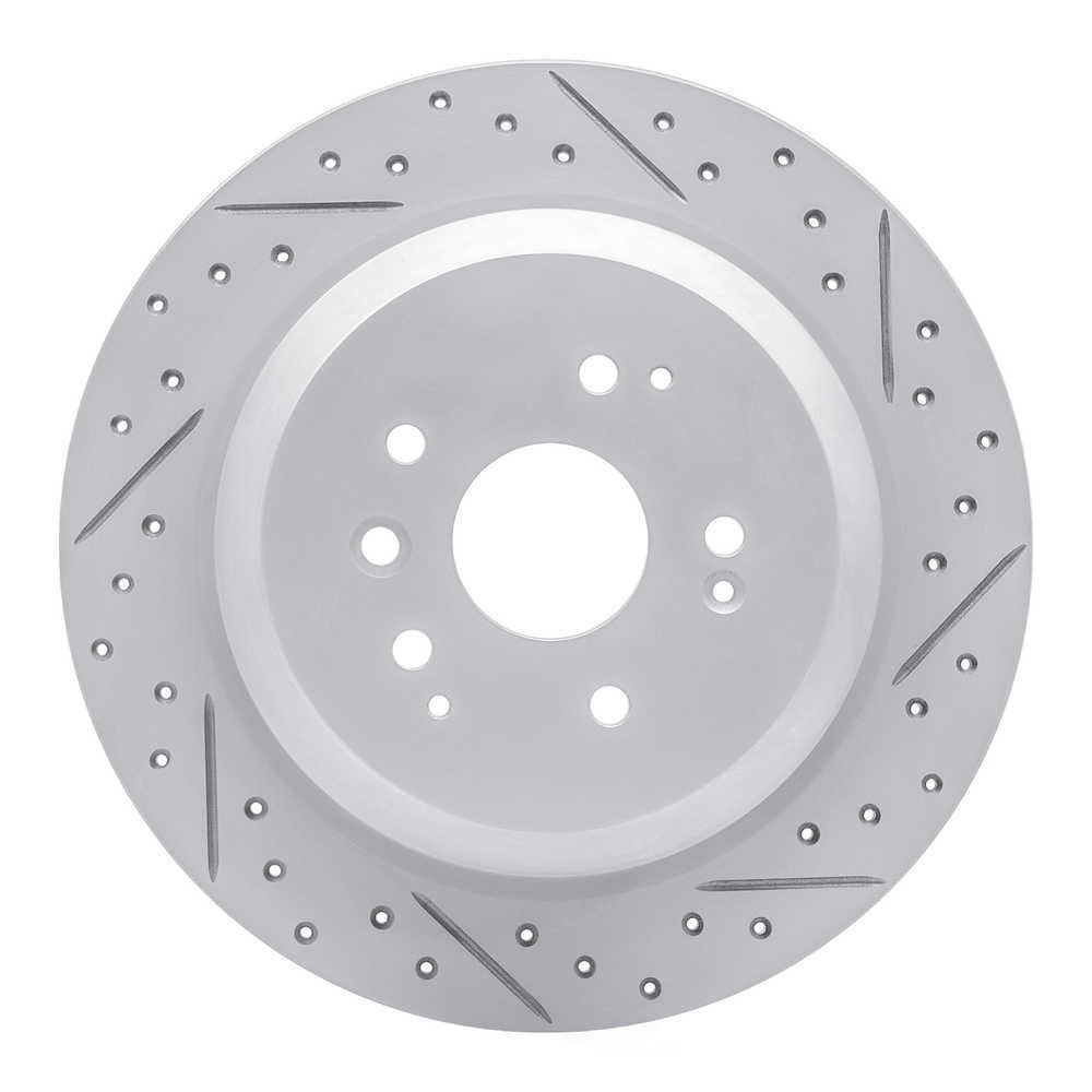 Dynamic Friction Company 830-58028R DFC Geoperformance Rotor - Drilled and Slotted