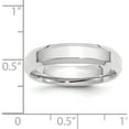 thumbnail image 4 of 14K White Gold 14Kw 5mm Bevel Edge Comfort Fit Band Size 5.5 Made In United States wbec050-5.5, 4 of 5