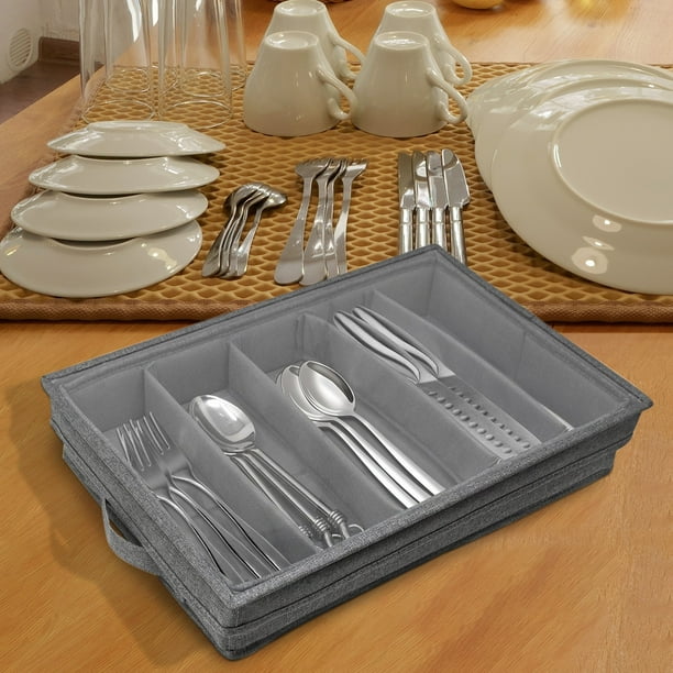 mainstays separador de cubiertos walmart Stainless Steel Mainstays Separador De Cubiertos Walmart Estuche De  Almacenamiento De Cubiertos Con Tapa De PVC Caja De