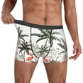 thumbnail image 2 of Kdxio Men's Boxer Briefs with Flamingo Palm Trees Print - Comfortable and Breathable Underwear for Everyday Wear, 2 of 7