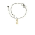 thumbnail image 2 of Delight Jewelry Goldtone Medium Elegant Infinity Sign Silver-tone Paw Infinity Link Chain Bracelet, 6"+2" Extender, 2 of 3