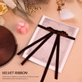thumbnail image 2 of BokingOne Brown Velvet Ribbon, 3/8 Inch X 30Yds Single Face Velvet Ribbon for Gift Wrapping, Christmas Wrapping Bows, Wedding Decor, Home Decorating, DIY Crafts Decor, 2 of 6