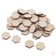 thumbnail image 1 of 108 Piezas de Recorte de Madera Sin Terminar, Piezas de Madera en Forma de Geométrico para Proyectos de Bricolaje Artesanales de Madera Sunnimix Artesanías de madera del hexágono, 1 of 8