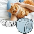 thumbnail image 4 of Cat Tunnel, Cat Toy Waterproof For Pets Puppy Cats Blue, 4 of 8