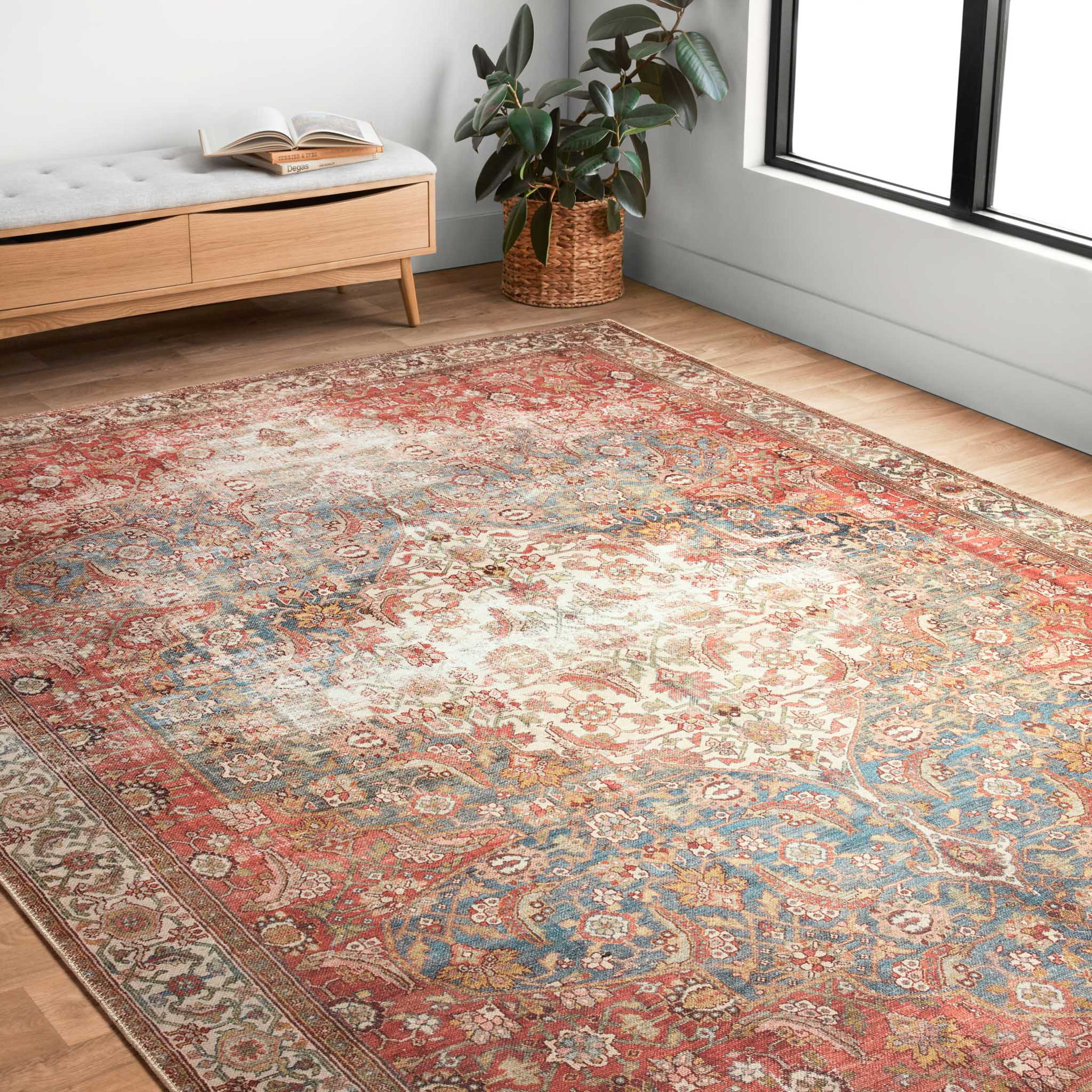 Echo Loom Anabella Ocean / Multi 7'-6" x 9'-6" Area Rug