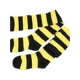 thumbnail image 3 of Amazingfashion Women's Stockings, Striped Over the Knee Stockings Halloween Cosplay Party Socks Anime Academy Wind Socks, 3 of 3