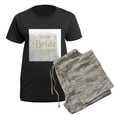 thumbnail image 5 of CafePress - Team Bride In Gold Pajamas - Women's Short Sleeve Print T-Shirt and Pants Dark Cotton Pajama Set, 5 of 7