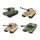 thumbnail image 1 of Modelo de tanque de montaje de 4 piezas, modelo de tanque moderno 4D, rompecabezas DIY, proyectos de construcción, modelo de vehículo con ruedas para, 1 of 9