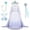 Purple, variant on Aximioll Little Girls Fairy Tale Princess Dress, Halloween Party Elegant Princess Dress up Clothes with Accessories, Toddler Princess Cosplay Outfits for Girls Age 2 - 12 Years, Sky Blue/100