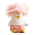 thumbnail image 3 of Cute Green Haired Chicken Toy For Adults Stress Funny Animal Stuffed Doll Christmas Decorative Throw Pillow, 3 of 6