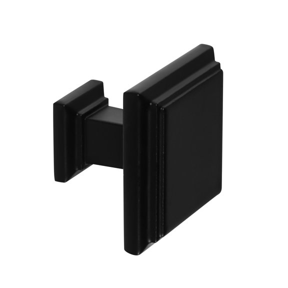 TABLZONE Kitchen Knobs Drawer Knob Black Zinc Alloy Modern Home Decor 1Pcs