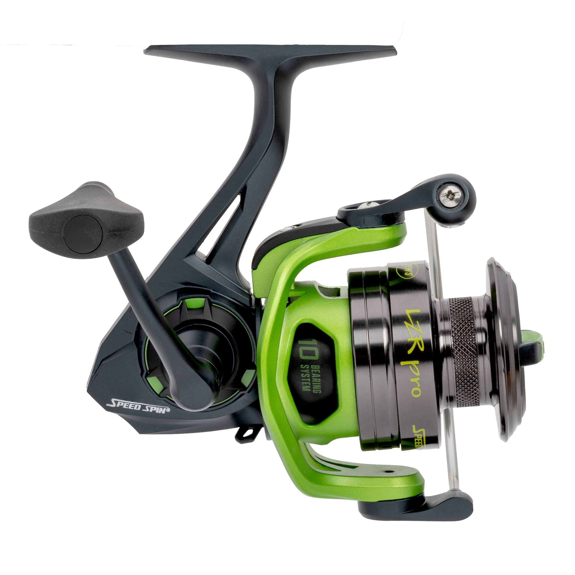 Lew’s LZR Pro 30 Spinning Fishing Reel, 9+1 Bearings, 6.2:1 Gear Ratio, Graphite Frame and Sideplate, 17-Pounds Max Drag (Clam Packaging)