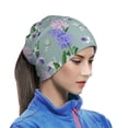 thumbnail image 6 of Neck Gaiter Face Cover Scarf, Dragonfly Orchid Soft Face Sun Mask Cover Scarf Headband Cooling Sweat Absorbing Bandanas Hiking Cycling Running, 6 of 7