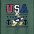 thumbnail image 3 of Disney - Americana - Usa Donald  - Women's Lightweight French Terry Long Sleeve Shirt, 3 of 5