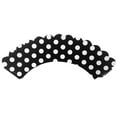 thumbnail image 3 of Wrapables® Standard Size Polka Dots Cupcake Wrappers (Set of 20), Black, 3 of 4