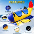 thumbnail image 4 of Trineo inflable tipo nave espacial Alllvocles de 163 cm, 4 of 7
