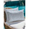 thumbnail image 4 of Outdoor Pillows Waterproof, Blue Geometric Bedding Throw Pillows with Insert for Couch Sofa Bed, Aesthetics Luxury Abstract Art 12x20 Inch Pillowcases Decorative Camping Patio Pillow Set of 1, 4 of 8