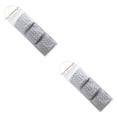 thumbnail image 4 of Toystoory Bolsa de almacenamiento para colgar con 3 bolsillos para el hogar Gris 2piezas Toystoory CBP053638, 4 of 5