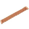 thumbnail image 3 of Fashion Alloy Rose Gold-Tone Wide Mesh Braided Bracelet, 3 of 4