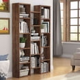 thumbnail image 2 of Tribesigns Modern Bookcase, 5-Shelf Storage Organizer Bookshelf with 14-Cube Display Book Shelf for Home Office, Living Room and Bedroom, 2 of 7