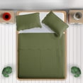 thumbnail image 5 of IR Imperial Rooms 2 Piece Microfiber Quilt Reversible Kids Bedding Soft 1 Bedspread & 1 Pillow Shams Olive Green Twin, 5 of 12
