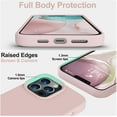thumbnail image 3 of iPhone 13 Pro Case, Liquid Silicone Full Body Protective Cover with Anti-Scratch, Soft Microfiber Lining, Camera Protective Case, Pink Sand, 3 of 14