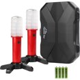 thumbnail image 1 of Emergency Roadside Flares Kit LED Safety Strobe Road Warning Light Highway Beacon Alert Flare with Magnetic Base, Detachable Stand, Solid Storage Case (Set of 2) New, 1 of 6