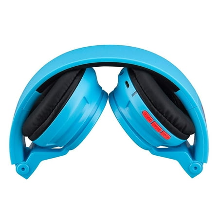 KIDdesigns - eKids Ryan's World Wireless Over the Ear Headphones - blue