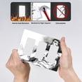thumbnail image 4 of Man Switch Cover Decorative Wall Plate 3-Gang Screwless Standard Size, 4 of 5