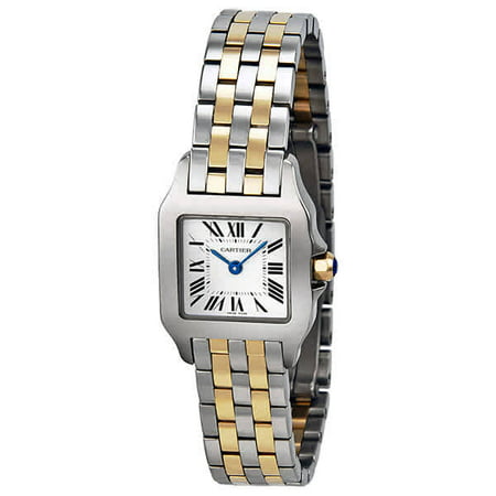 Cartier Santos Demoiselle 18kt Yellow Gold and Steel Ladies Watch W25066Z6