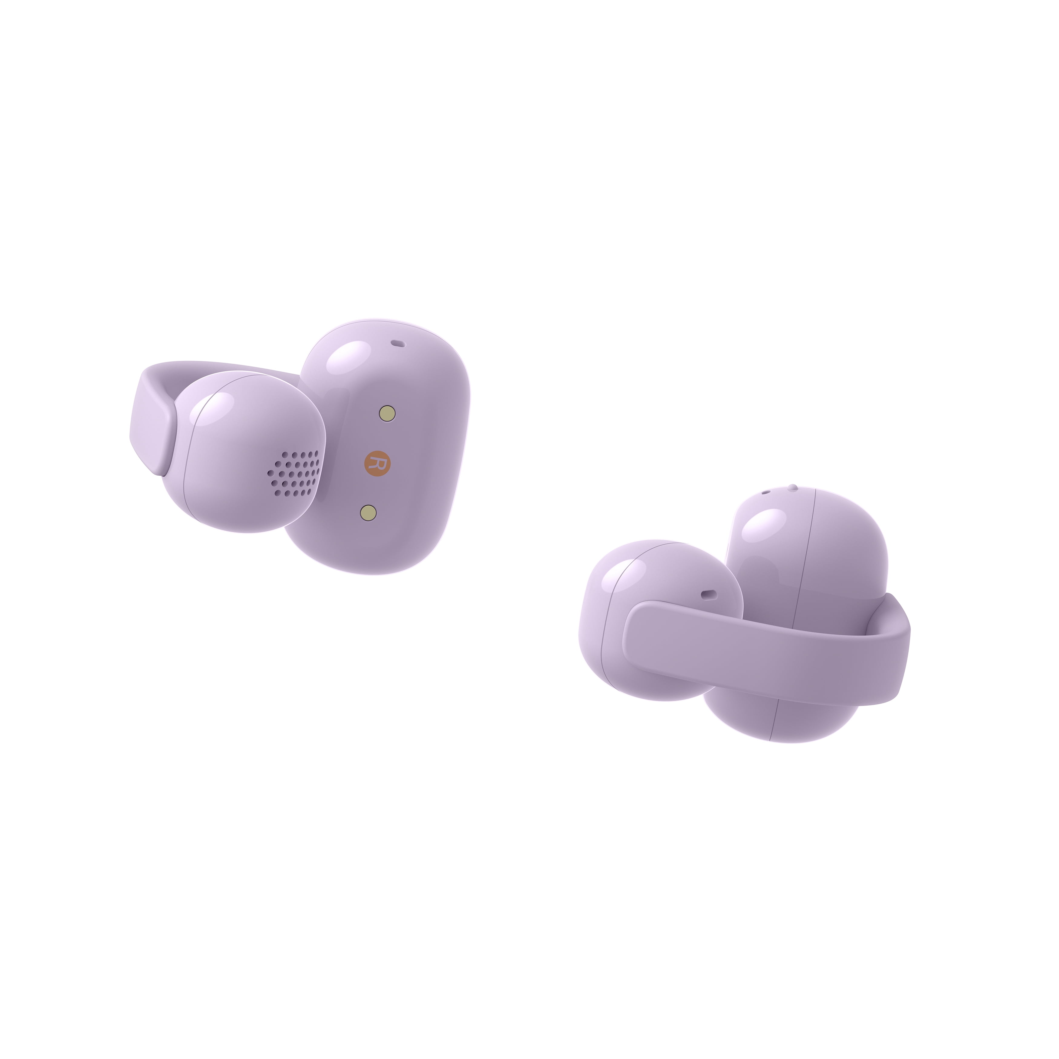 Sony LinkBuds Clip Open-Ear Truly Wireless Earbuds, Lightweight Clip-On Design, Lavender