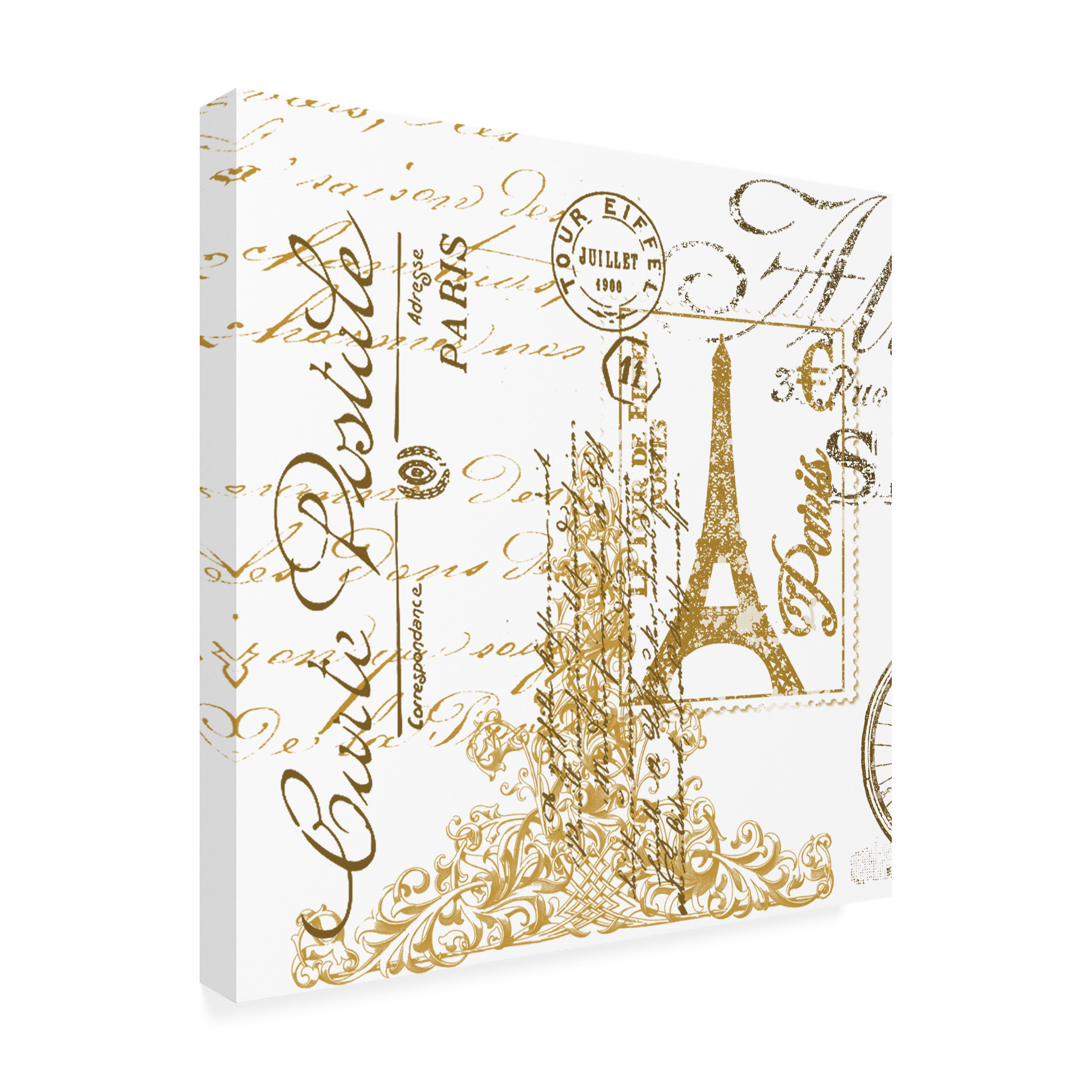 Trademark Fine Art 'Paris 2' Canvas Art by Jean Plout