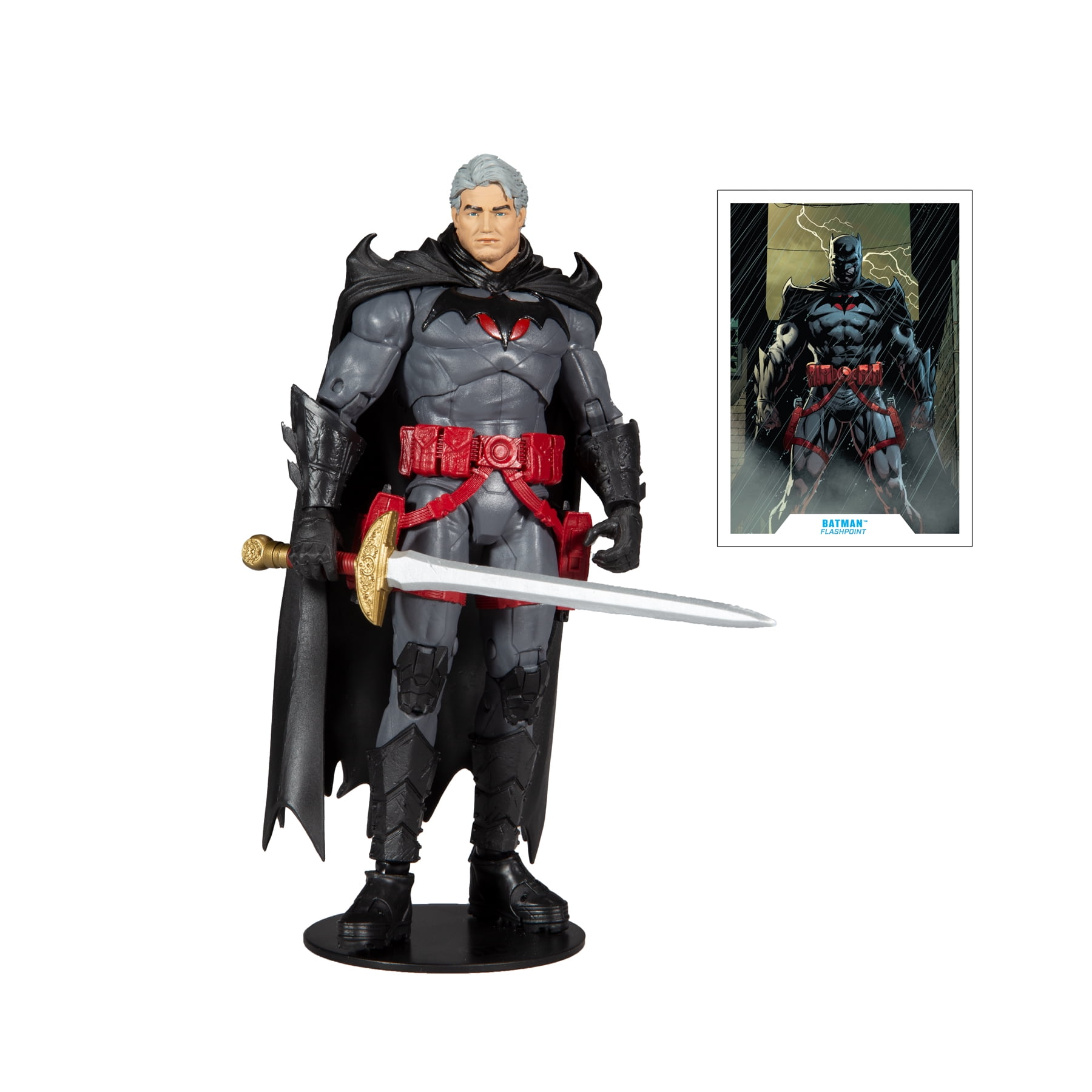 Flashpoint Batman IN STOCK DC Multiverse 7 Inch Action Figure Comic Series 