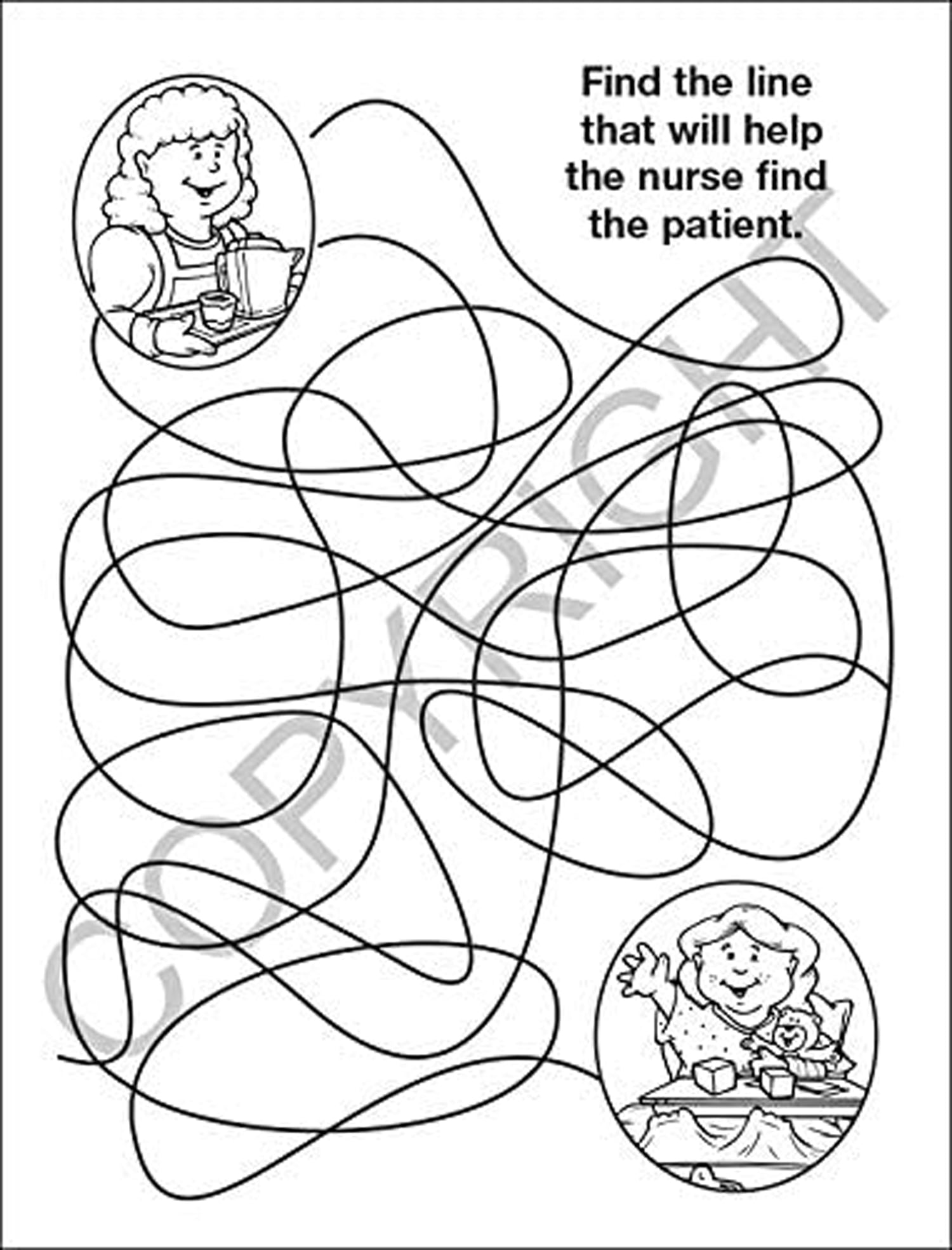 25 Pack - A Trip to The Hospital Kids Coloring and Activity Books