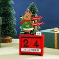 thumbnail image 5 of Calendario navideño de madera de 3 uds, accesorio de decoración navideña, adorno de escritorio JAMW Sencillez, 5 of 5