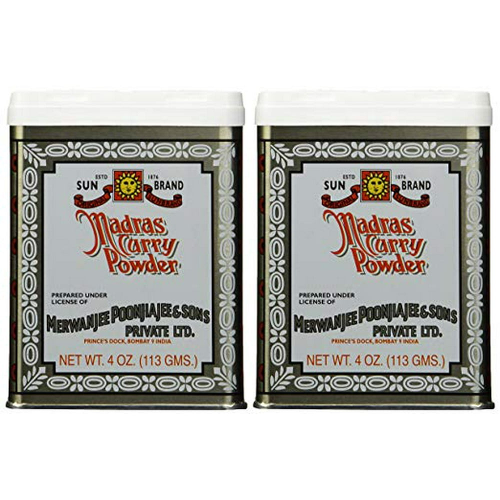 (2 Pack) Sun Brands Madras Curry Powder, 4 oz