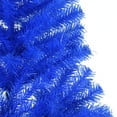 thumbnail image 5 of vidaXL Demi-Arbre de Noël Artificiel avec Support Bleu 240 cm PVC, 5 of 5