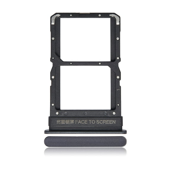 Replacement Dual Sim Card Tray Compatible For Xiaomi Poco X3 GT (Stargaze Black)