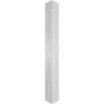thumbnail image 3 of Ekena Millwork 8"W x 8'H Craftsman Classic Square Non-Tapered X-Board Farmhouse Fretwork Column w/ Standard Capital & Standard Base, 3 of 8