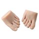 thumbnail image 2 of Modelo de pie artificial de práctica, medio pie flexible y suave para principiantes en el arte de las uñas. B, 2 of 8
