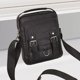 thumbnail image 2 of Bolso de hombro para hombre con cremallera, bolso cruzado para viajar, deportes al aire libre, hombres y mujeres Negro, 2 of 10