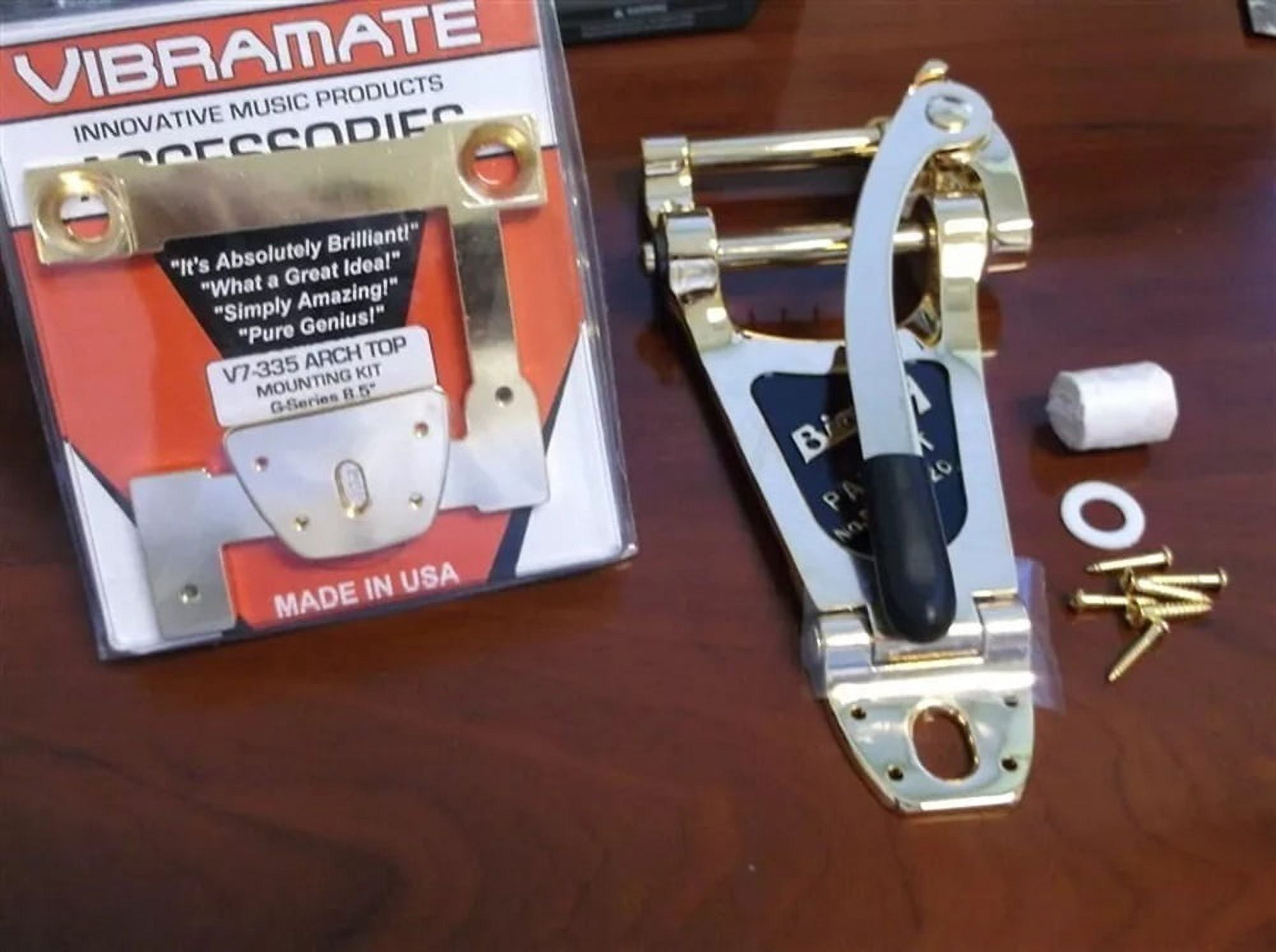 Bigsby B7 & Vibramate V7-335 G Kit For Archtop, 8.5