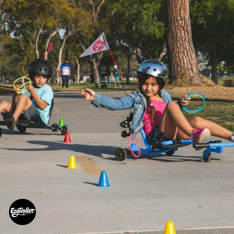 EzyRoller Drifter-X Kids Ride-On Toy, Ages 6+, Up to 150lbs - Blue EzyRoller Drifter-X Kids Ride-On Toy, Ages 6+, Up to 150lbs - Blue