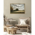 thumbnail image 5 of Drsoum 16x24in Landscape Wall Art Vintage Classical Painting The Vast Grassland Framed Prints Room Decor for Bathroom Bedroom - Natural Framed, 5 of 6